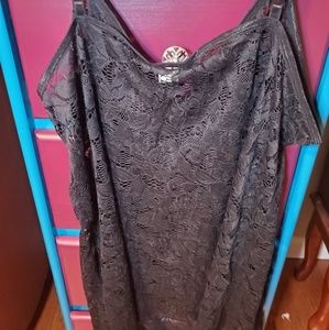 torrid Tops - Torrid Black Lace Tanktop torrid Tops - Torrid Black Lace Tanktop